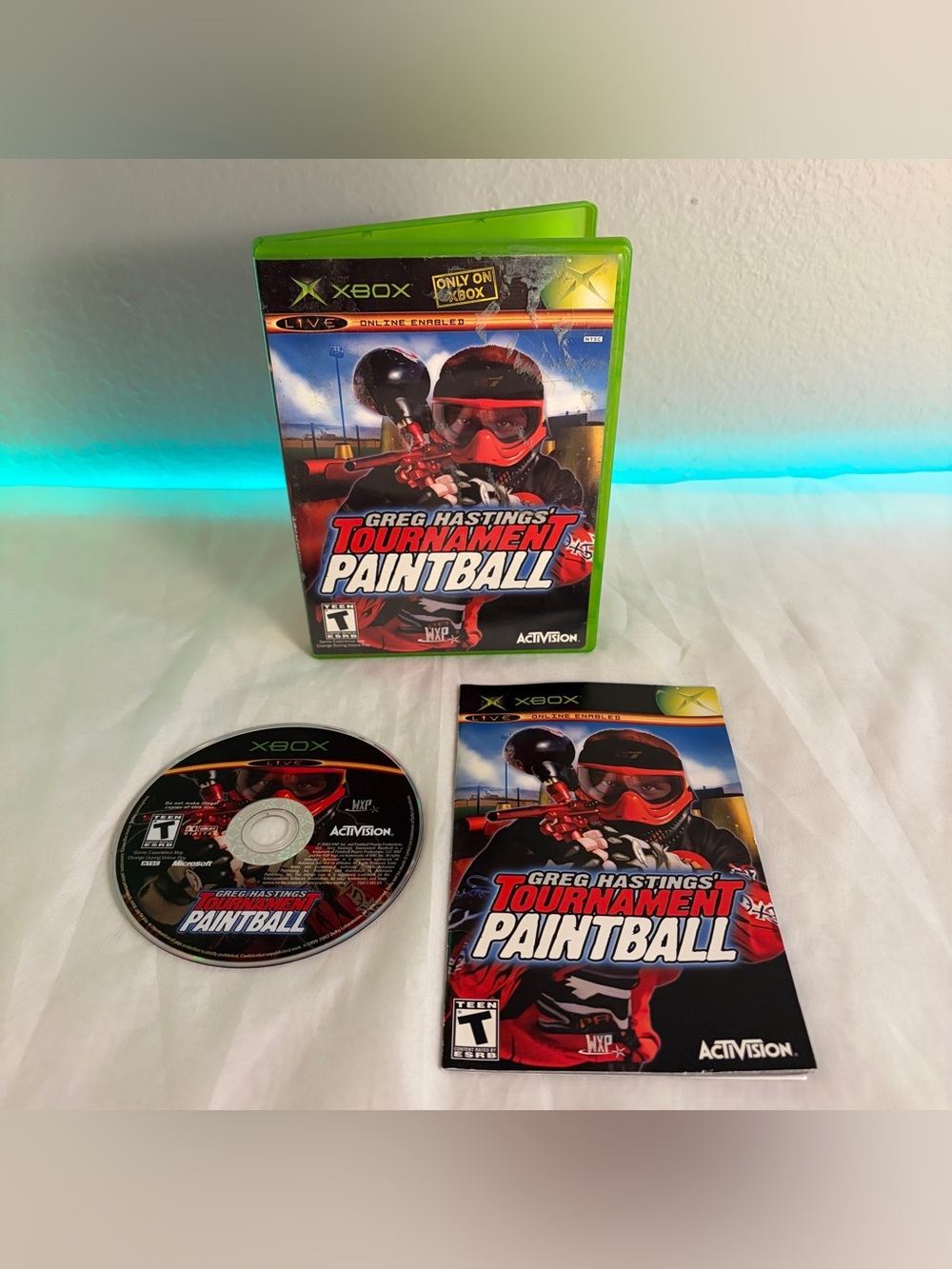 Greg Hastings' Tournament Paintball (Microsoft Xbox, 2004) Tested & Works